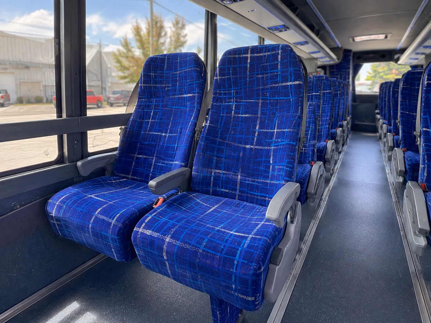 clifton charter bus rental inside