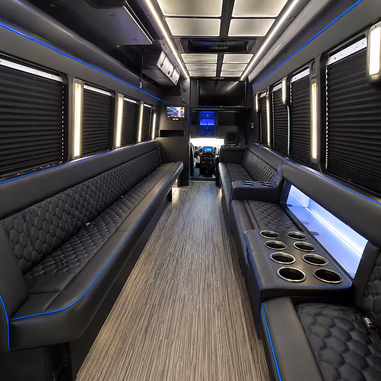 clifton party bus rentals inside